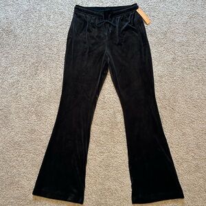 Target (Colsie) Black Velvet Flare Pants